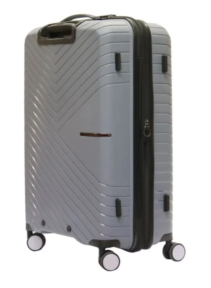CALVIN KLEIN  Calvin Klein Sustain 2.0 3-Piece Hardsided Luggage Set on Wheels for Unisex | Ultra Lightweight ABS with Spinner Wheels 4 Color Flintstone  | Best Price UAE